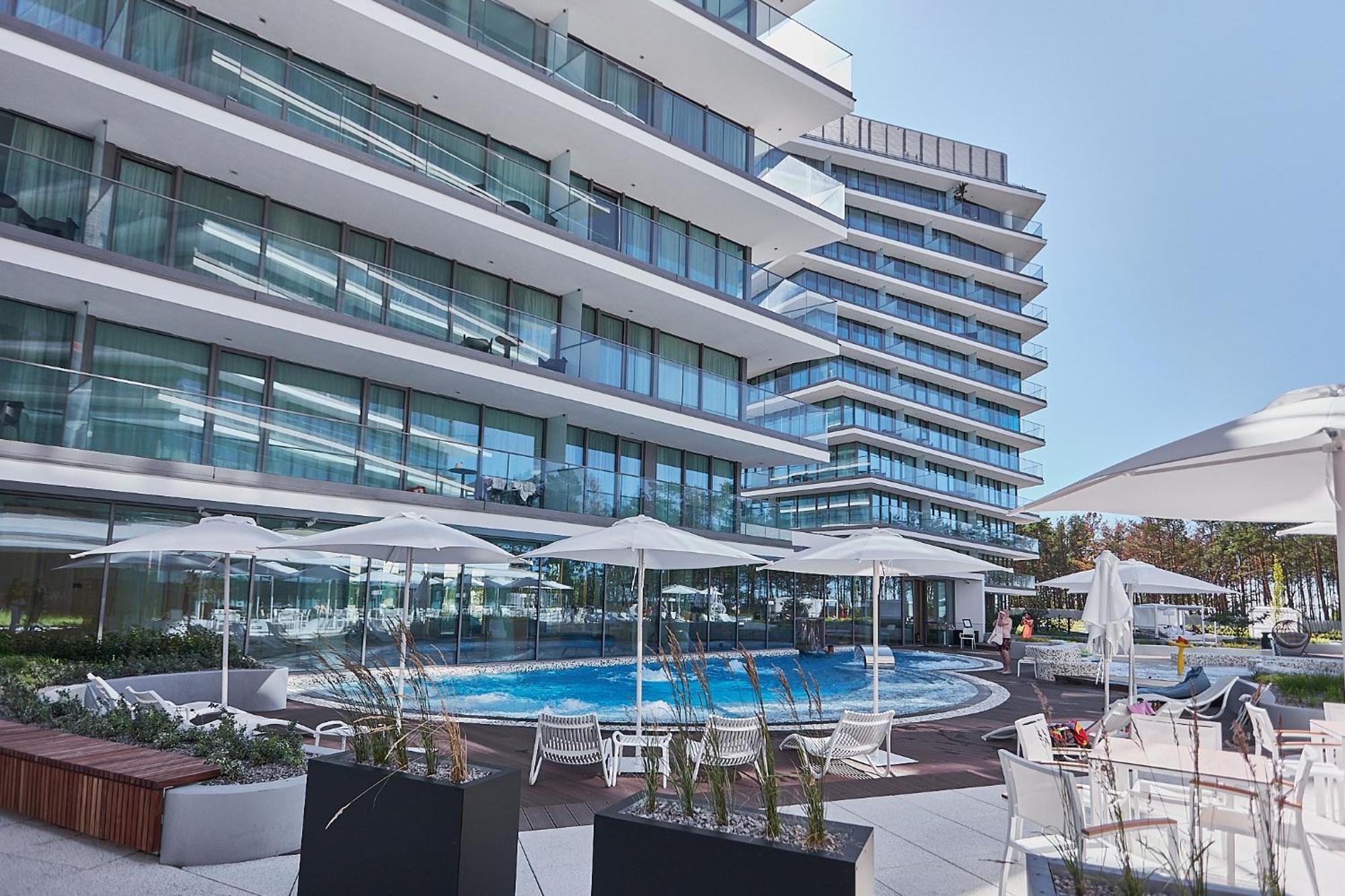 Wave Beachfront Family Apartment Misdroy Exterior foto