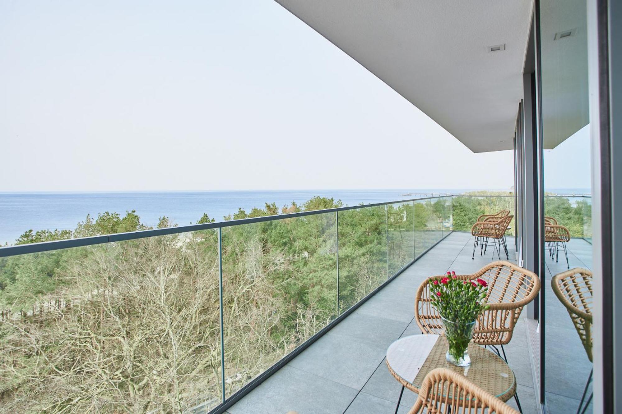Wave Beachfront Family Apartment Misdroy Exterior foto