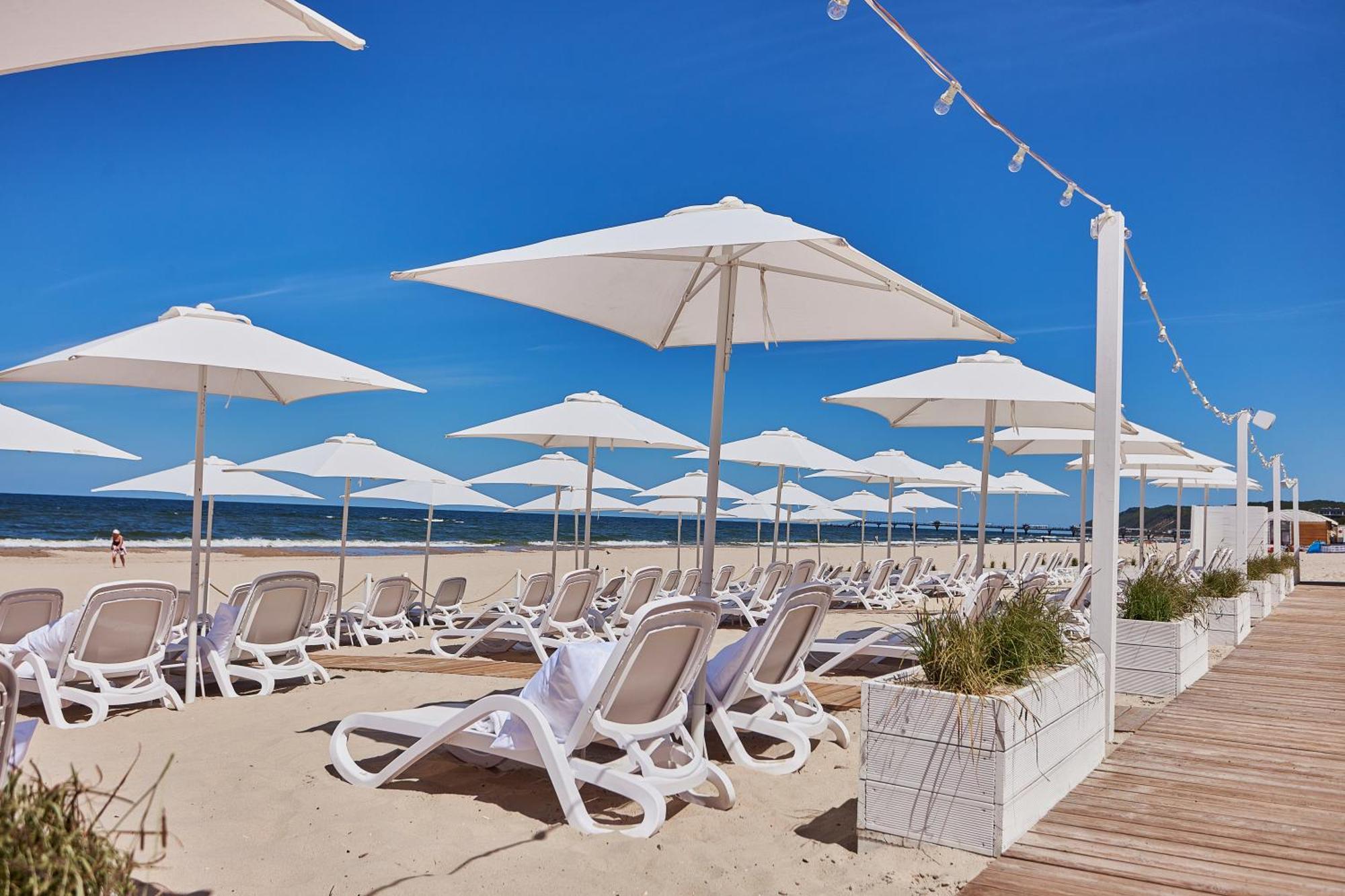 Wave Beachfront Family Apartment Misdroy Exterior foto